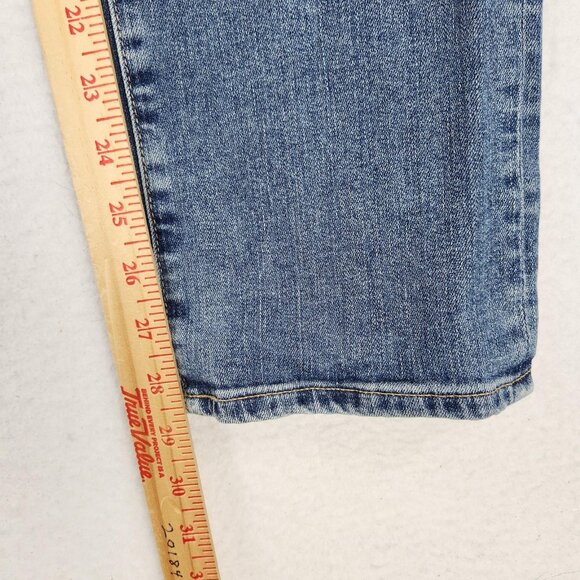 AG Jeans Womens 30 Blue Mari High Rise Straight Leg Adriano Goldschmied Stretch - Picture 5 of 11